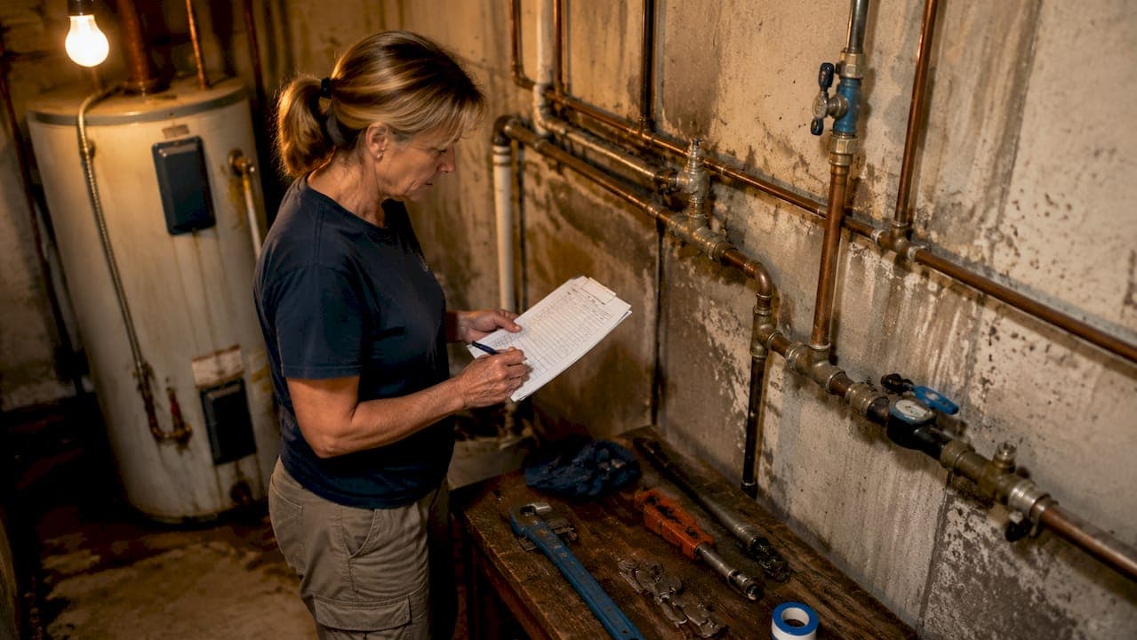Whole House Plumbing Inspection Checklist for Homeowners