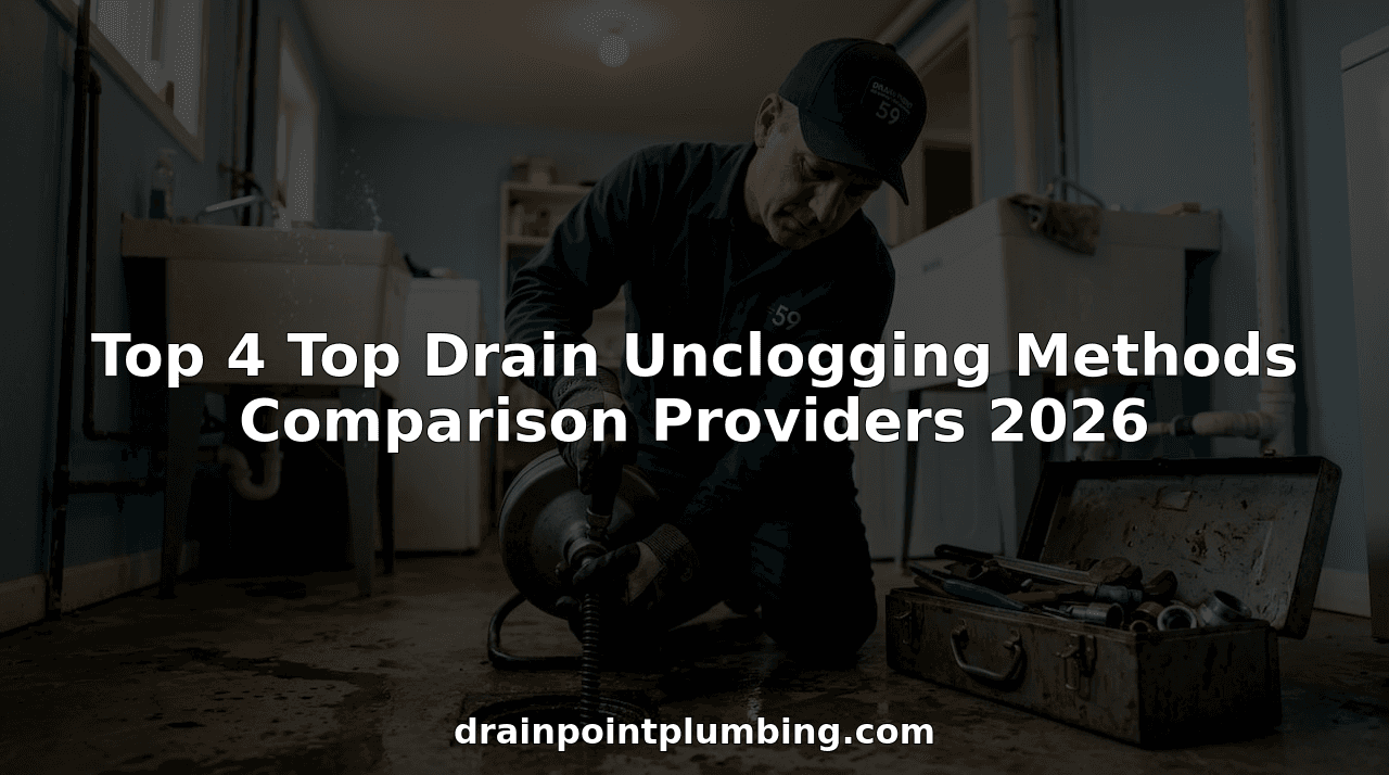 Top 4 Top Drain Unclogging Methods Comparison Providers 2026